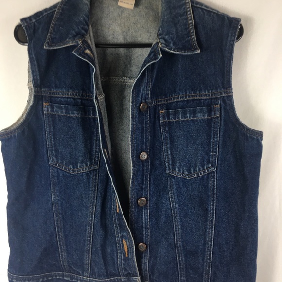 High Sierra denim vest size small (8) - Picture 3 of 5